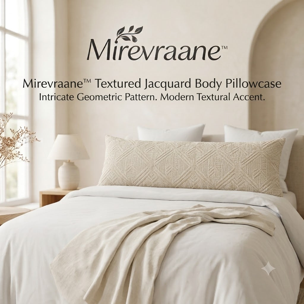 Mirevraane™ Textured Jacquard Body Pillowcase