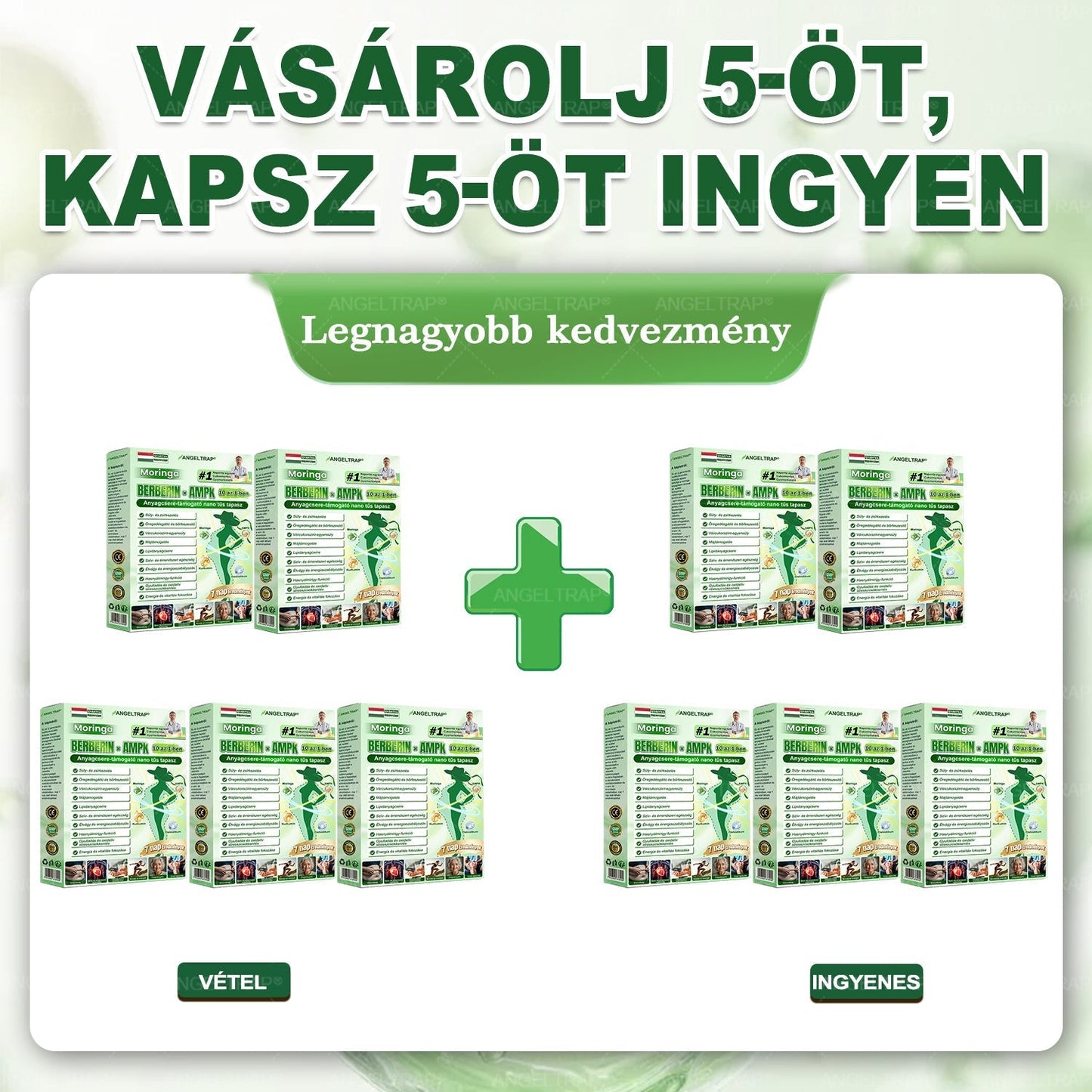 ANGELTRAP® 𝗠𝗼𝗿𝗶𝗻𝗴𝗮 × 𝗕𝗲𝗿𝗯𝗲𝗿𝗶𝗻𝗲 × 𝗔𝗠𝗣𝗞 𝟭𝟬-𝗶𝗻-𝟭 𝗠𝗲𝘁𝗮𝗯𝗼𝗹𝗶𝗰 𝗦𝘂𝗽𝗽𝗼𝗿𝘁 𝗡𝗮𝗻𝗼 𝗠𝗶𝗰𝗿𝗼𝗻𝗲𝗲𝗱𝗹𝗲 𝗣𝗮𝘁𝗰𝗵 🇭🇺 (𝐍𝐚𝐩𝐨𝐧𝐭𝐚 𝐜𝐬𝐚𝐤 𝐞𝐠𝐲𝐬𝐳𝐞𝐫, 𝐥𝐚́𝐭𝐡𝐚𝐭𝐨́ 𝐯𝐚́𝐥𝐭𝐨𝐳𝐚́𝐬𝐨𝐤 𝐦𝐚́𝐫 𝟕 𝐧𝐚𝐩 𝐚𝐥𝐚𝐭𝐭) ✅ 𝐄𝐥𝐡𝐢́𝐳𝐚́𝐬𝐫𝐚, 𝐜𝐮𝐤𝐨𝐫𝐛𝐞𝐭𝐞𝐠𝐬𝐞́𝐠𝐫𝐞, 𝐚𝐥𝐯𝐚́𝐬𝐢 𝐚𝐩𝐧𝐨𝐞́𝐫𝐚, 𝐢́𝐳𝐮̈𝐥𝐞𝐭𝐢 𝐩𝐫𝐨𝐛𝐥𝐞́𝐦𝐚́𝐤𝐫𝐚 𝐞́𝐬 𝐦𝐞́𝐠 𝐬𝐨𝐤 𝐦𝐚́𝐬𝐫𝐚🍑
