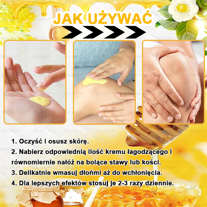 XRLXRL™ Krem Łagodzący Ból i Leczenie Kości z Jadłem Pszczelim (Specjalnie dla starszych dorosłych i polecany przez AAOS)