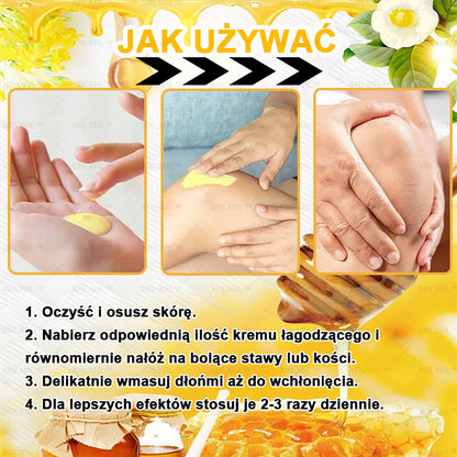 XRLXRL™ Krem Łagodzący Ból i Leczenie Kości z Jadłem Pszczelim (Specjalnie dla starszych dorosłych i polecany przez AAOS)