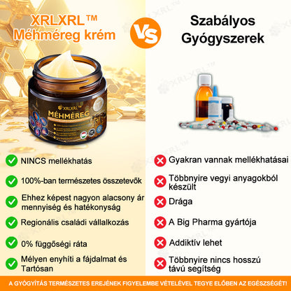 Hivatalos bolt: XRLXRL® Méhméreg Azonnali Ultra Erős Fájdalomcsillapító Krém - (Enyhíti a fájdalmat ízületi gyulladás, izomfájdalom, hátfájás, térdek, hát, vállak, csípők, csuklók, kezek esetén)