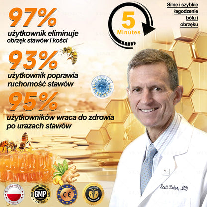 XRLXRL® Jad pszczeli Maść przeciwbólową wspomagającą gojenie kości ✨🌸(Szczególnie dla osób starszych i zalecane przez EFORT)