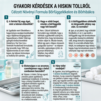 HISKIN®⭐ 7 napos golyós aplikátor szemölcsök és foltok ellen – Fejlett, fájdalommentes és hegmentes bőrhibatartó megoldás