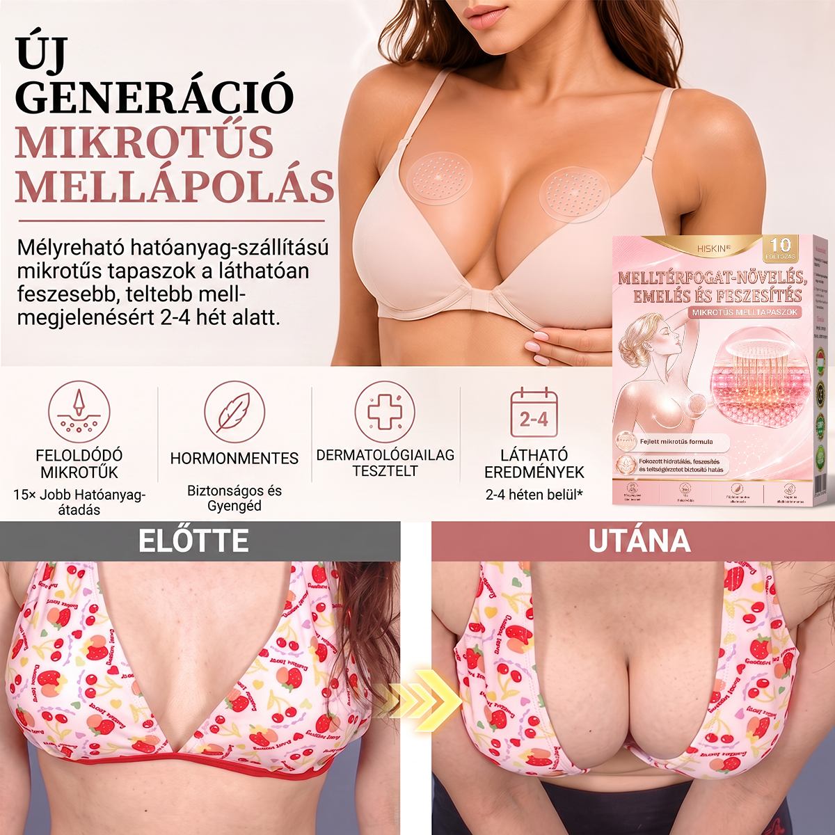 HISKIN®🌟 MELLEMELŐ ÉS FESZESÍTŐ MIKROTŰS TAPASZOK